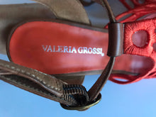 Load image into Gallery viewer, Valeria Grossi Malin Tangerine Embroidered Heels, BNNT, Size 39