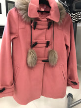 Load image into Gallery viewer, Rip Curl Junior Girl Pom Pom Duffle Jacket, Pink, Size 12