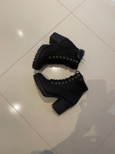 Load image into Gallery viewer, London Rebel Lace Up Ankle Boots, Black, Size 7