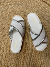 Load image into Gallery viewer, Nine West Indre Crossover Slides Size 5M/36