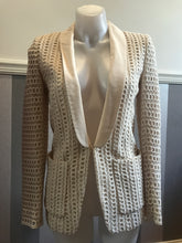 Load image into Gallery viewer, Reiss Callas Shawl Collar Lace Jacket, Size XS / UK 4-6