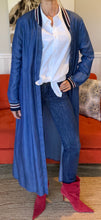 Load image into Gallery viewer, Iconic Blue Denim Duster Jacket,