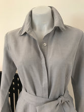 Load image into Gallery viewer, Her Velvet Vase Paddington Shirtdress, Grey, BNWT, Size L