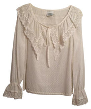 Load image into Gallery viewer, Laura Ashley White Blouse, Size 10