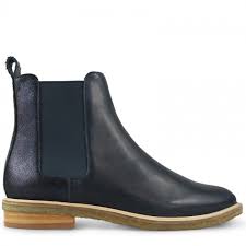 Wittner Harriette Boot Navy Leather